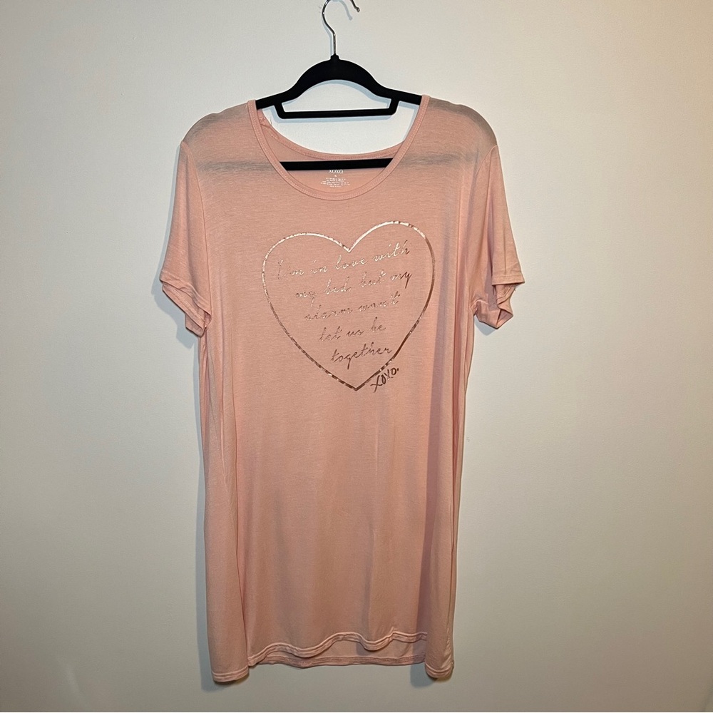 Xoxo Sleep Shirt Size XL